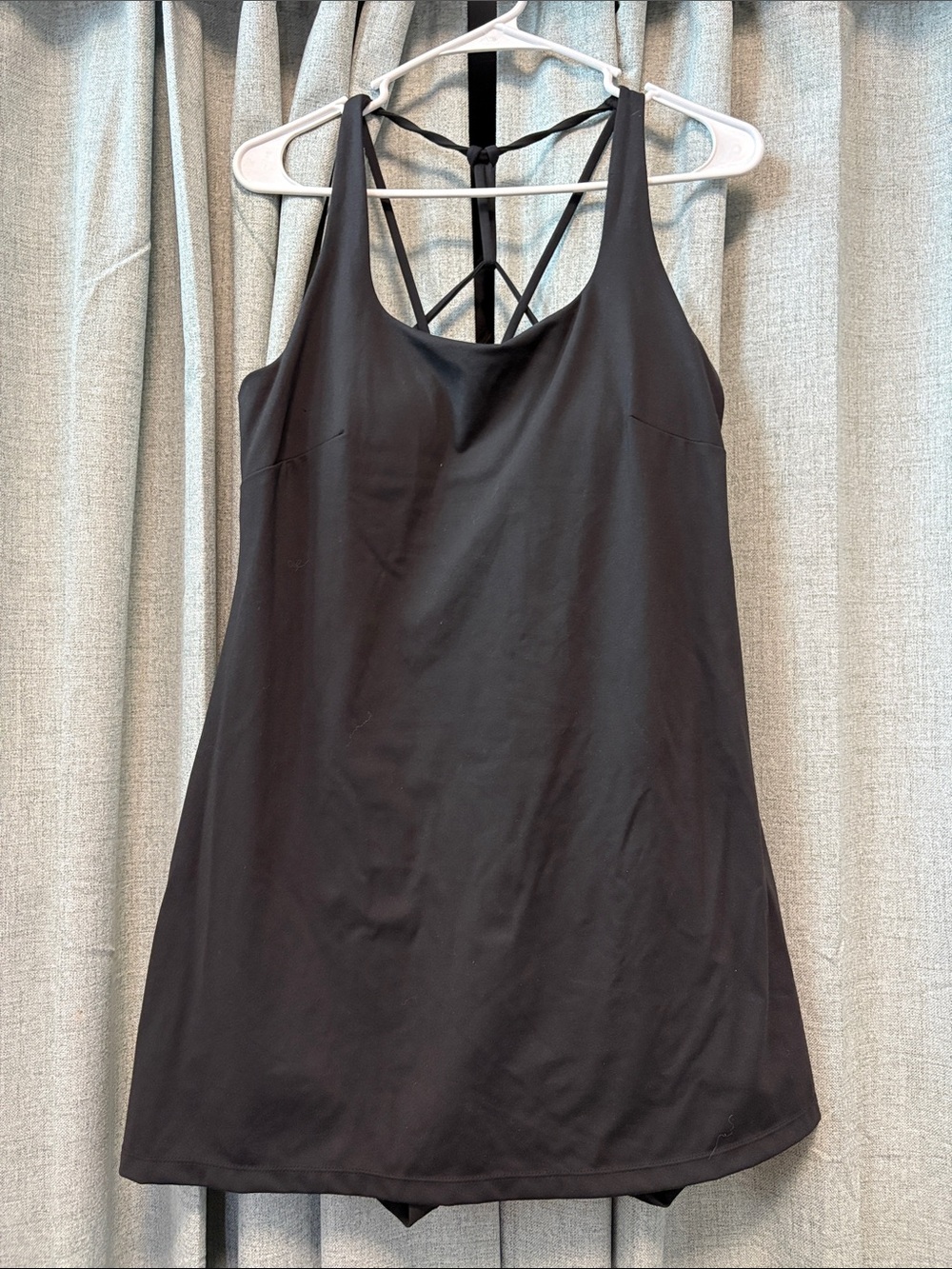 Avia Black Strappy A-Line Dress